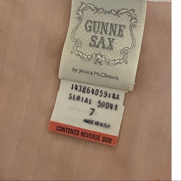 Gunne Sax Vintage Lace trimmed dress - Picture 2 of 7